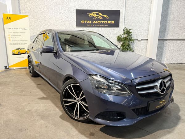 Mercedes-Benz E-Class Saloon, Diesel Hybrid, 2014, Blue
