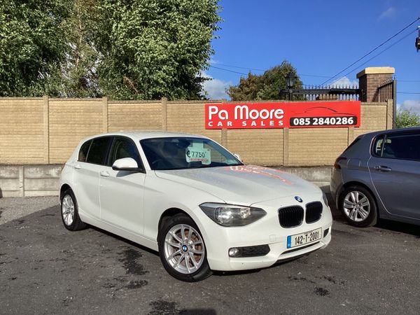BMW 1-Series Hatchback, Diesel, 2014, White