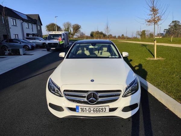 Mercedes-Benz C-Class Saloon, Petrol Plug-in Hybrid, 2016, White