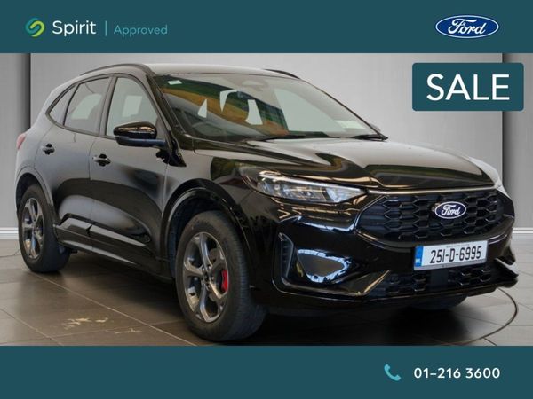 Ford Kuga SUV, Petrol Plug-in Hybrid, 2025, Black