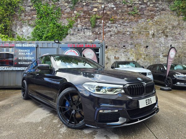 BMW 5-Series Saloon, Petrol, 2018, Black