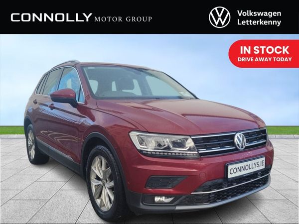 Volkswagen Tiguan SUV, Diesel, 2019, Red