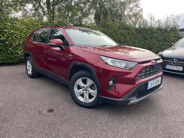 Toyota RAV4 SUV, Petrol Hybrid, 2021, Red