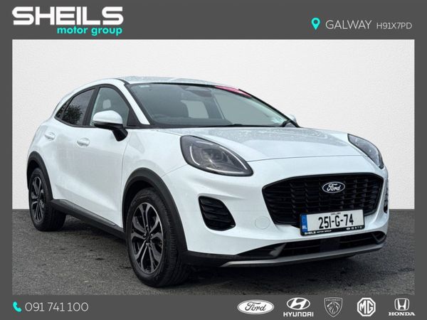 Ford Puma MPV, Petrol Hybrid, 2025, White