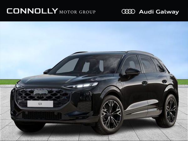 Audi Q3 SUV, Petrol Plug-in Hybrid, 2025, Black