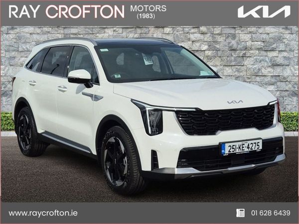 Kia Sorento SUV, Petrol Plug-in Hybrid, 2025, White