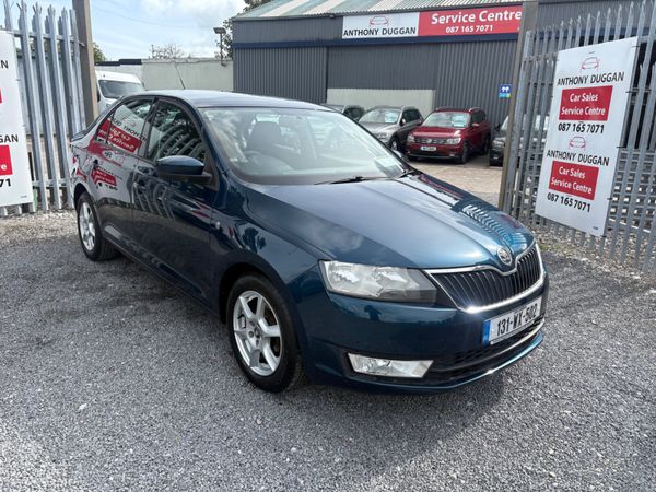 Skoda Rapid Saloon, Petrol, 2013, Blue