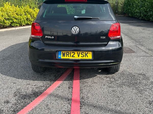 Volkswagen Polo Hatchback, Diesel, 2012, Black