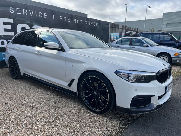 BMW 5-Series Estate, Diesel, 2019, White