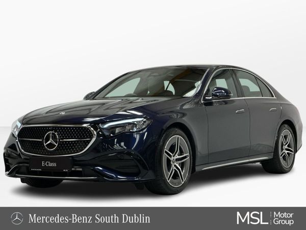 Mercedes-Benz E-Class Saloon, Diesel Hybrid, 2025, Blue