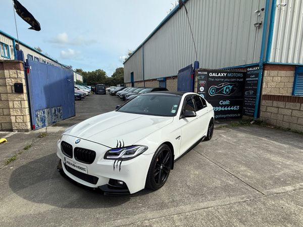 BMW 5-Series Saloon, Diesel, 2014, White