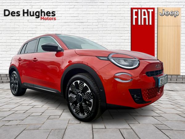 Fiat 600 Hatchback, Petrol, 2025, Orange