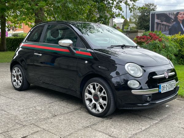 Fiat 500 Hatchback, Petrol, 2008, Black