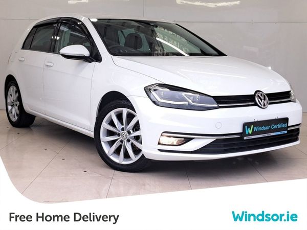 Volkswagen Golf Hatchback, Petrol Hybrid, 2019, White