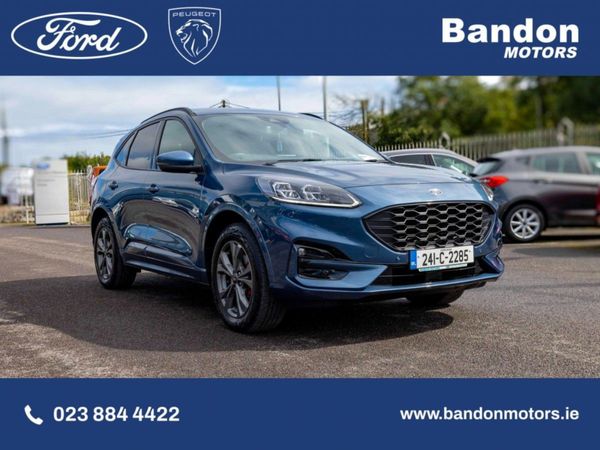 Ford Kuga SUV, Petrol Plug-in Hybrid, 2024, Blue