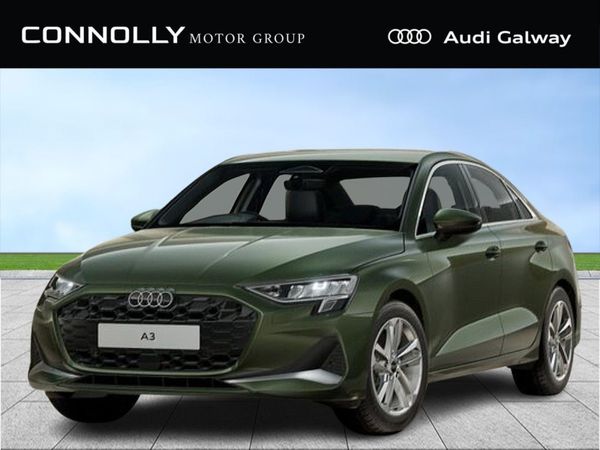 Audi A3 Saloon, Petrol, 2025, Green