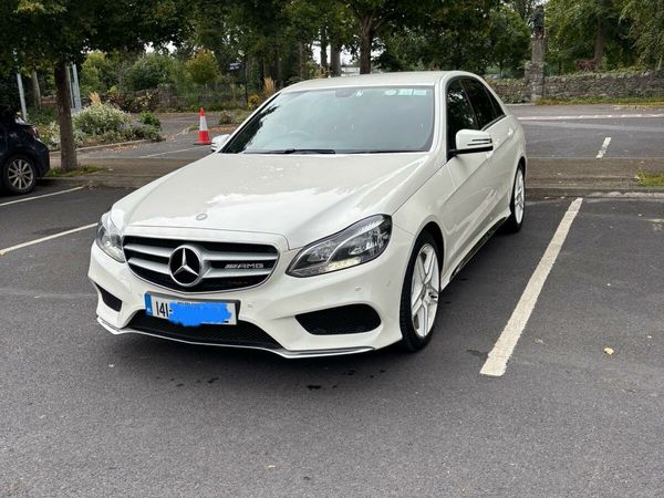 Mercedes-Benz E-Class Saloon, Diesel Hybrid, 2014, White
