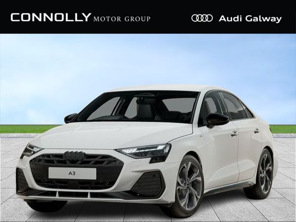 Audi A3 Saloon, Petrol, 2025, White