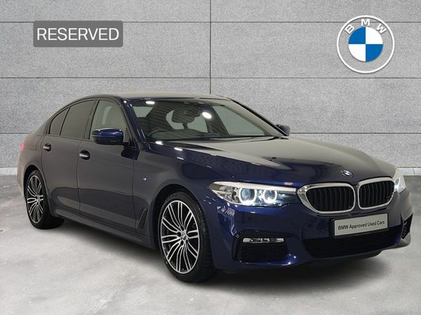 BMW 5-Series Saloon, Diesel, 2017, Blue
