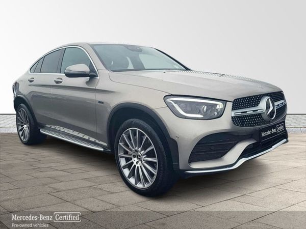Mercedes-Benz GLC Coupe, Diesel Plug-in Hybrid, 2021, Silver