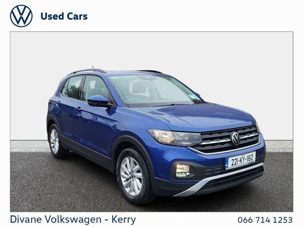 Volkswagen T-Cross Crossover, Petrol, 2022, Blue