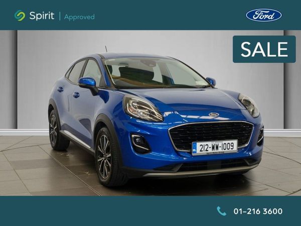 Ford Puma MPV, Petrol Hybrid, 2021, Blue