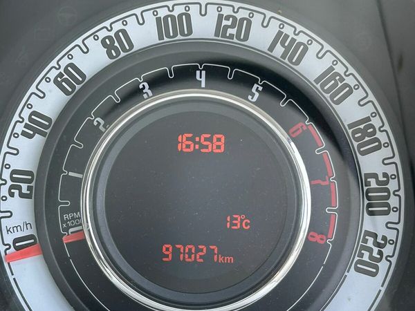 Fiat 500 Hatchback, Petrol, 2015, White