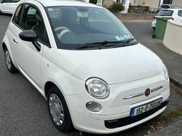 Fiat 500 Hatchback, Petrol, 2015, White