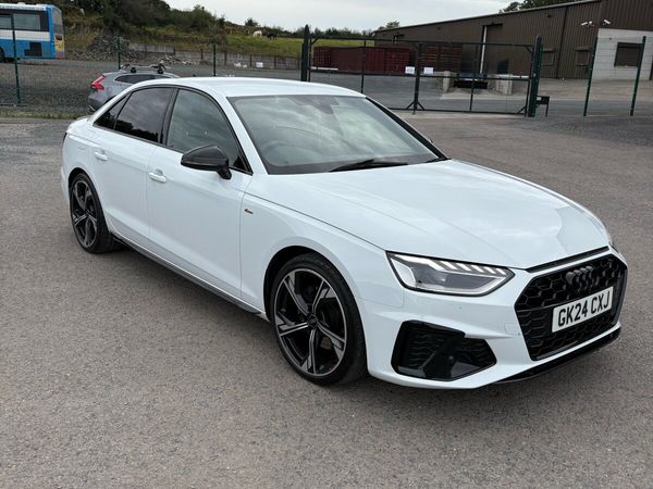 Audi A4 Saloon, Petrol Hybrid, 2024, White