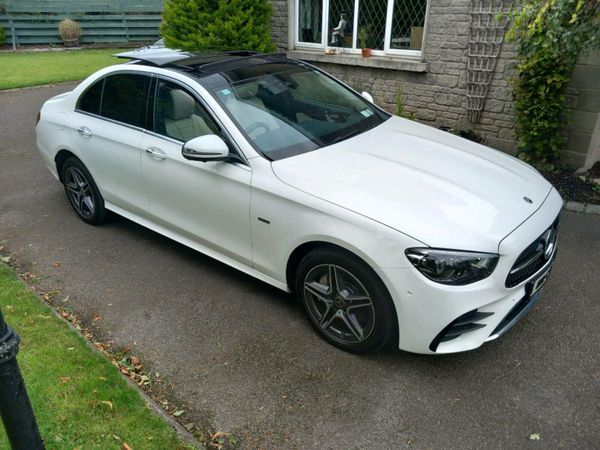 Mercedes-Benz E-Class Saloon, Diesel Plug-in Hybrid, 2021, White