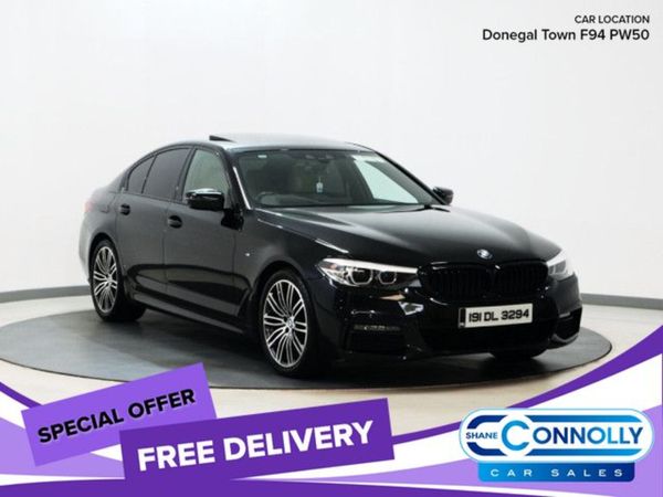 BMW 5-Series Saloon, Diesel, 2019, Black