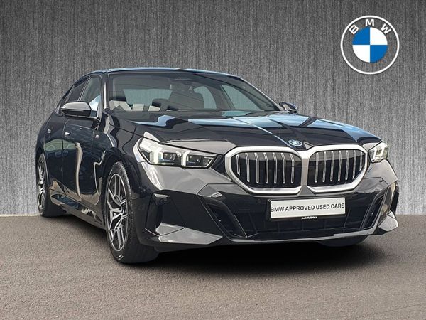 BMW 5-Series Saloon, Petrol Plug-in Hybrid, 2024, Black