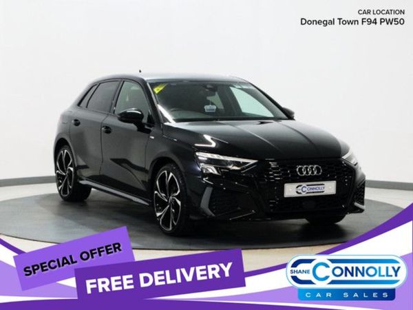 Audi A3 Hatchback, Petrol Hybrid, 2024, Black