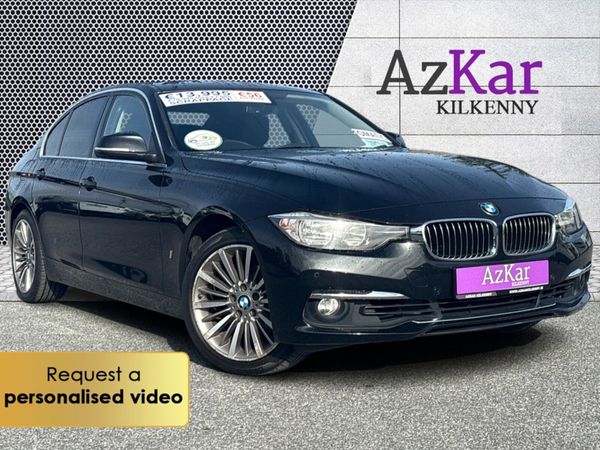 BMW 3-Series Saloon, Petrol Hybrid, 2016, Black