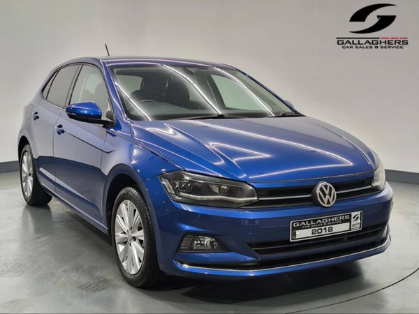 Volkswagen Polo Hatchback, Petrol, 2018, Blue