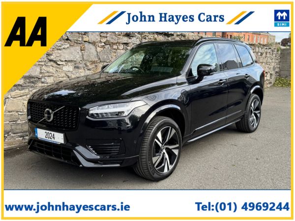 Volvo XC90 Estate, Petrol Plug-in Hybrid, 2024, Black