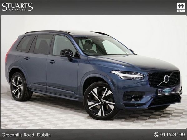 Volvo XC90 Estate, Hybrid, 2021, Blue