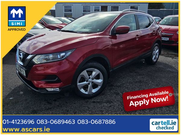Nissan Qashqai SUV, Diesel, 2018, Red