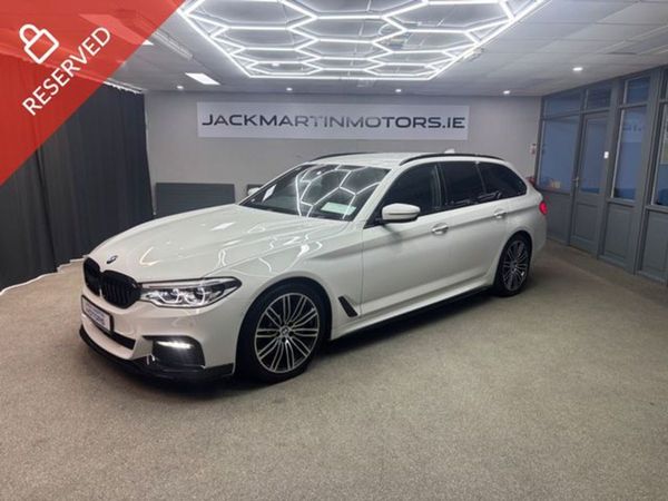 BMW 5-Series Estate, Diesel, 2018, White