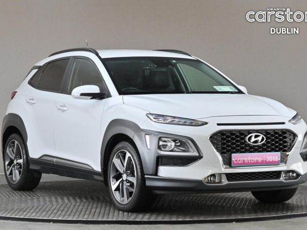 Hyundai KONA Crossover, Petrol, 2018, White