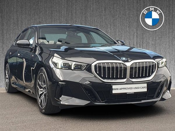 BMW 5-Series Saloon, Petrol Plug-in Hybrid, 2024, Black
