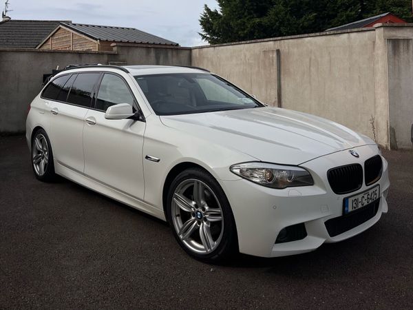 BMW 5-Series Estate, Diesel, 2013, White