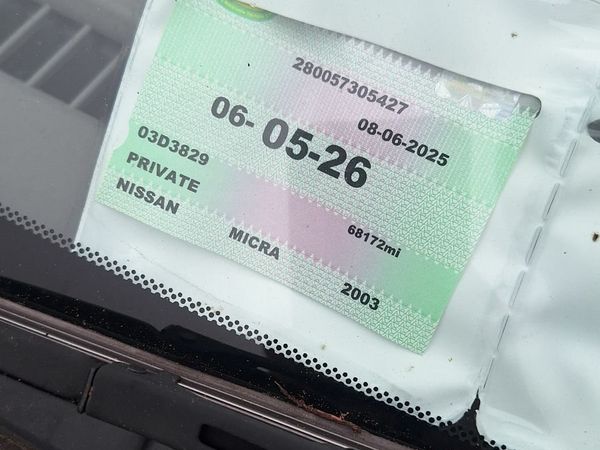 Nissan Micra Hatchback, Petrol, 2003, Silver