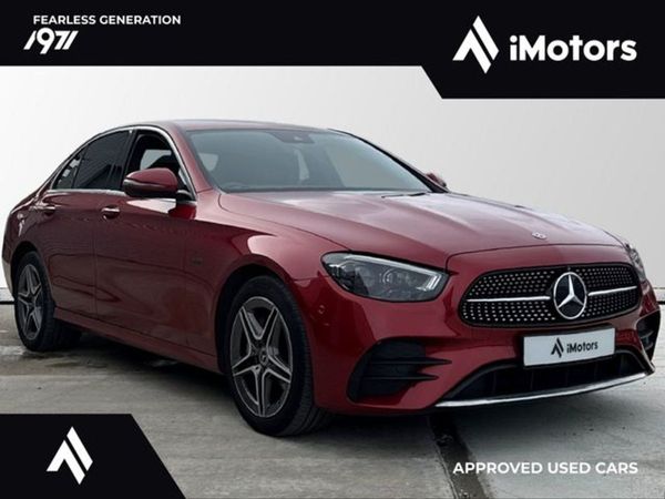 Mercedes-Benz E-Class Saloon, Hybrid, 2021, Red