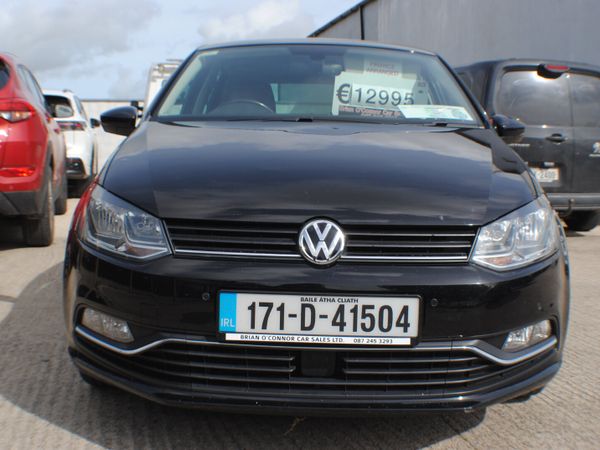 Volkswagen Polo Hatchback, Petrol, 2017, Black
