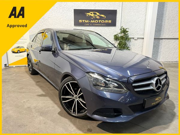Mercedes-Benz E-Class Saloon, Diesel Hybrid, 2014, Blue