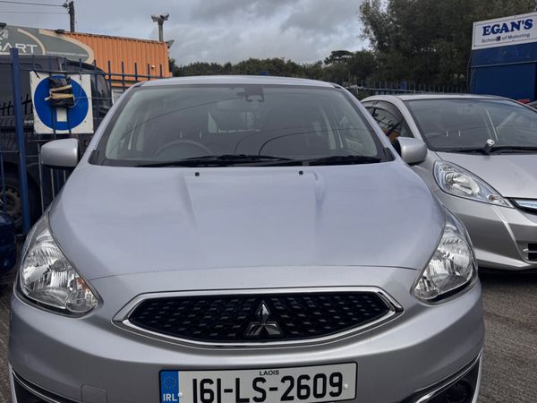 Mitsubishi Mirage Hatchback, Petrol, 2016, Silver
