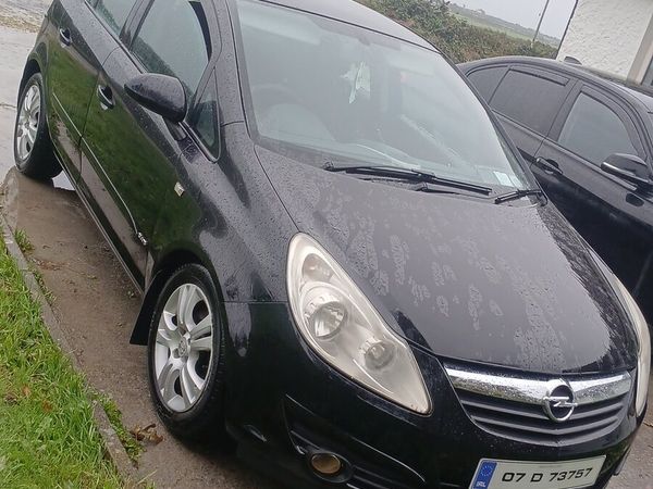Opel Corsa Hatchback, Petrol, 2007, Black
