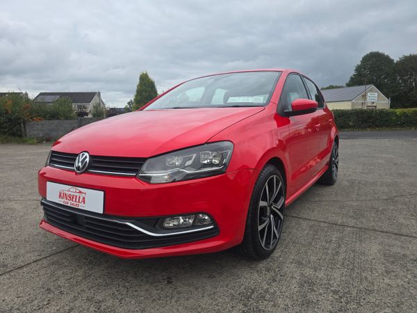 Volkswagen Polo Hatchback, Petrol, 2017, Red