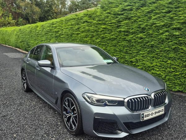 BMW 5-Series Saloon, Diesel, 2022, Blue